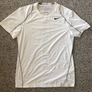 Nike Pro white shirt
